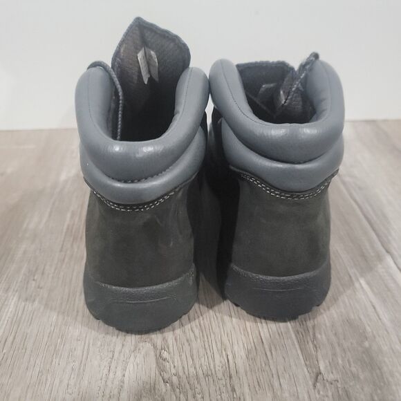 Timberland Boys Field Boot Blue Kids Size 4.5 Lace Up Work Boots - Picture 4 of 8